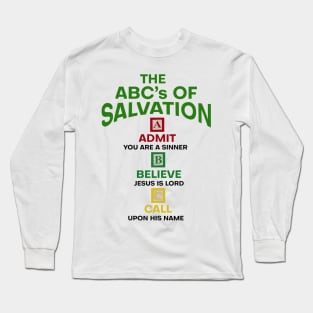 The ABC's of Salvation Long Sleeve T-Shirt